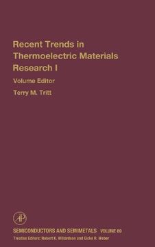portada Advances in Thermoelectric Materials i: Pt. I (Semiconductors and Semimetals) (en Inglés)