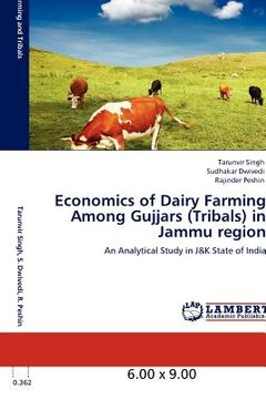 portada economics of dairy farming among gujjars (tribals) in jammu region (en Inglés)