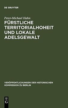 portada F Rstliche Territorialhoheit und Lokale Adelsgewalt (en Alemán)