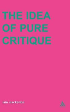 portada idea of pure critique (en Inglés)