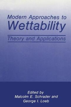 portada Modern Approaches to Wettability: Theory and Applications (en Inglés)