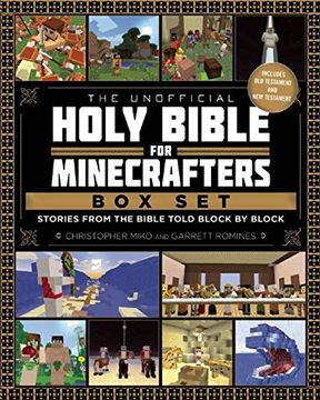 portada The Unofficial Holy Bible for Minecrafters Box Set: Stories from the Bible Told Block by Block