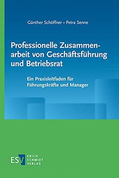 portada Professionelle Zusammenarbeit von Geschäftsführung und Betriebsrat (en Alemán)