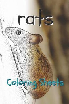 portada Rat Coloring Sheets: 30 Rat Drawings, Coloring Sheets Adults Relaxation, Coloring Book for Kids, for Girls, Volume 13 (in English)