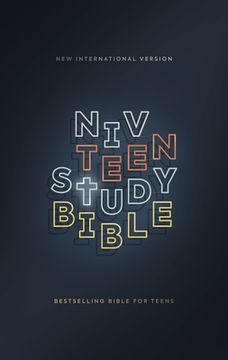 portada Niv, Teen Study Bible, Hardcover, Navy, Comfort Print (in English)