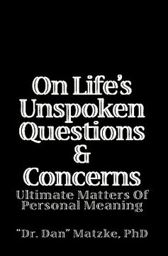 portada on life's unspoken questions & concerns (en Inglés)