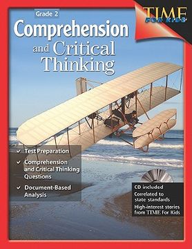 portada Comprehension and Critical Thinking Grade 2 [With CDROM] (in English)
