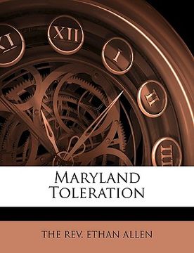 portada maryland toleration (en Inglés)