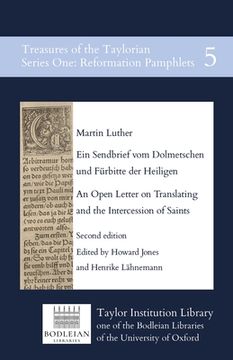 portada Ein Sendbrief vom Dolmetschen und Fürbitte der Heiligen / An Open Letter on Translating and the Intercession of Saints (in English)