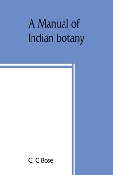 portada A manual of Indian botany (en Inglés)