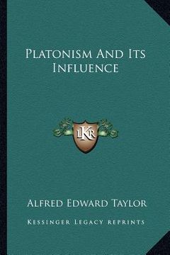portada platonism and its influence (in English)