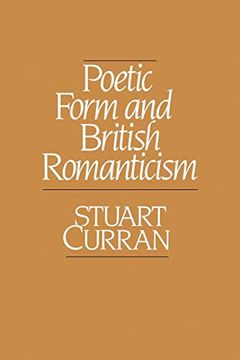 portada Poetic Form and British Romanticism (en Inglés)