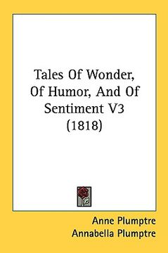 portada tales of wonder, of humor, and of sentiment v3 (1818)