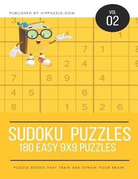 portada Sudoku Puzzles - 180 Easy 9x9 Puzzles (en Inglés)