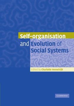 portada Self-Organisation and Evolution of Social Systems (en Inglés)