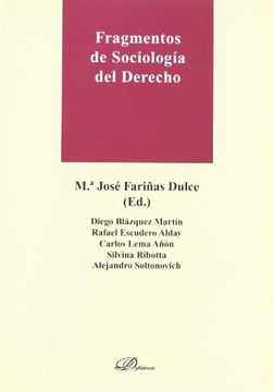 portada Fragmentos de Sociología del Derecho (in Spanish)