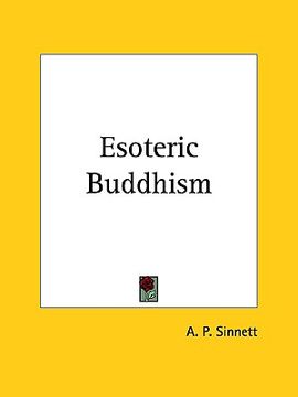 portada esoteric buddhism (en Inglés)