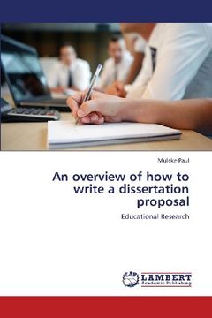 portada An Overview of How to Write a Dissertation Proposal