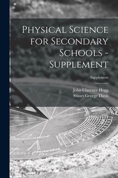 portada Physical Science for Secondary Schools - Supplement; Supplement (in English)