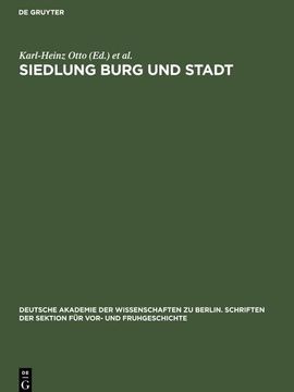 portada Siedlung Burg und Stadt (en Alemán)