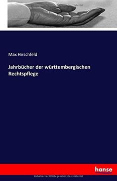 portada Jahrbücher der württembergischen Rechtspflege (German Edition)