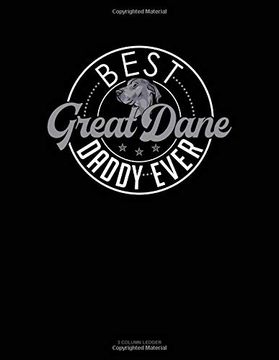 portada Best Great Dane Daddy Ever: 3 Column Ledger 