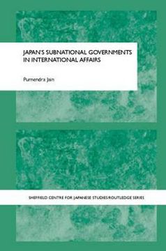 portada japan's subnational governments in international affairs (en Inglés)