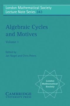 portada Algebraic Cycles and Motives: Volume 1 Paperback (London Mathematical Society Lecture Note Series) (en Inglés)