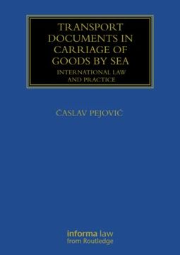 portada Transport Documents in Carriage of Goods by sea (Maritime and Transport law Library) (en Inglés)