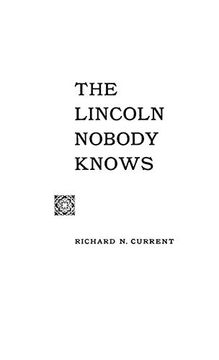 portada The Lincoln Nobody Knows (en Inglés)