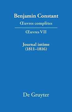 portada journal intime (1811-1816). carnet. livres de depenses (en Inglés)