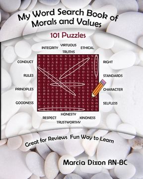 portada My Word Search Book of Morals and Values (en Inglés)