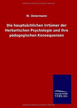 portada Die hauptsächlichen Irrtümer der Herbartschen Psychologie und ihre pädagogischen Konsequenzen (German Edition)