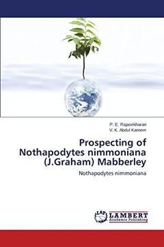 portada Prospecting of Nothapodytes nimmoniana (J.Graham) Mabberley