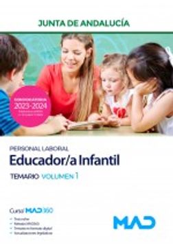 portada Educador/A Infantil. Personal Laboral de la Junta de Andalucia