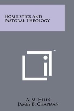 portada homiletics and pastoral theology (in English)