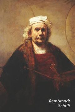 portada Rembrandt Schrift: Zelfportret met Twee Cirkels Trendy & Hip Notitieboek Ideaal Voor School, Studie, Recepten of Wachtwoorden