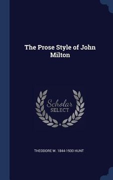 portada The Prose Style of John Milton (en Inglés)