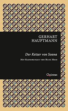 portada Der Ketzer von Soana: Mit Radierungen von Hans Meid, mit Einem Nachwort von Stefan Rohlfs (Erkneraner Ausgabe: Gerhart-Hauptmann-Reihe) (in German)