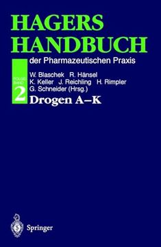 portada Hagers Handbuch der Pharmazeutischen Praxis: Folgeband 2: Drogen a-k (en Alemán)