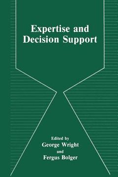portada Expertise and Decision Support (en Inglés)