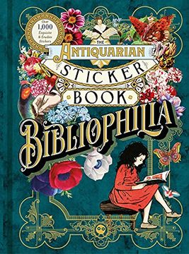 portada The Antiquarian Sticker Book: Bibliophilia (The Antiquarian Sticker Book Series) (in English)