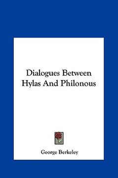 portada dialogues between hylas and philonous (en Inglés)