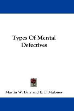 portada types of mental defectives (en Inglés)