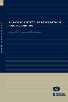 portada place identity, participation and planning (en Inglés)