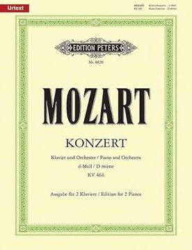 portada Piano Concerto No. 20 in D Minor K466 (Edition for 2 Pianos) (en Inglés)