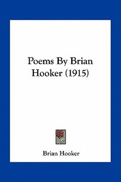 portada poems by brian hooker (1915) (en Inglés)