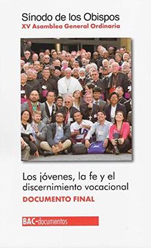 portada Los Jóvenes, la fe y el Discernimiento Vocacional, Documento Final