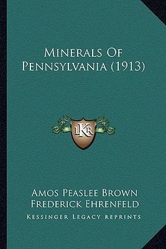 portada minerals of pennsylvania (1913) (in English)
