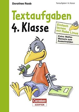 portada Einfach Lernen mit Rabe Linus - Textaufgaben 4. Klasse (en Alemán)